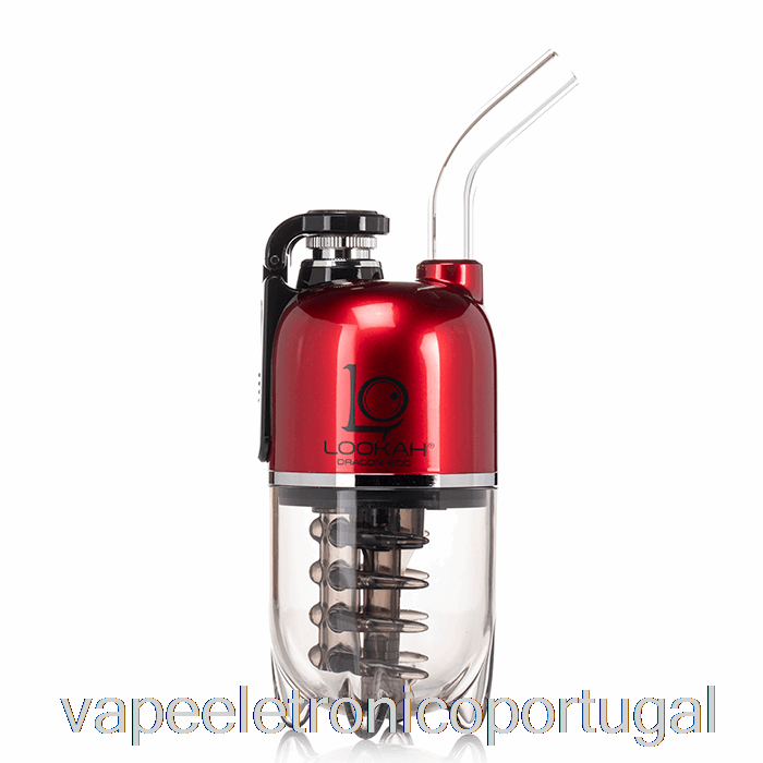 Vape Eletrônico Lookah Dragon Egg E-rig Vapor Kit Vermelho